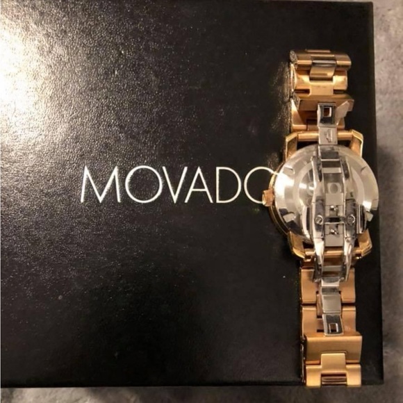 Movado Bold Rose Gold Timepiece - Picture 4 of 8